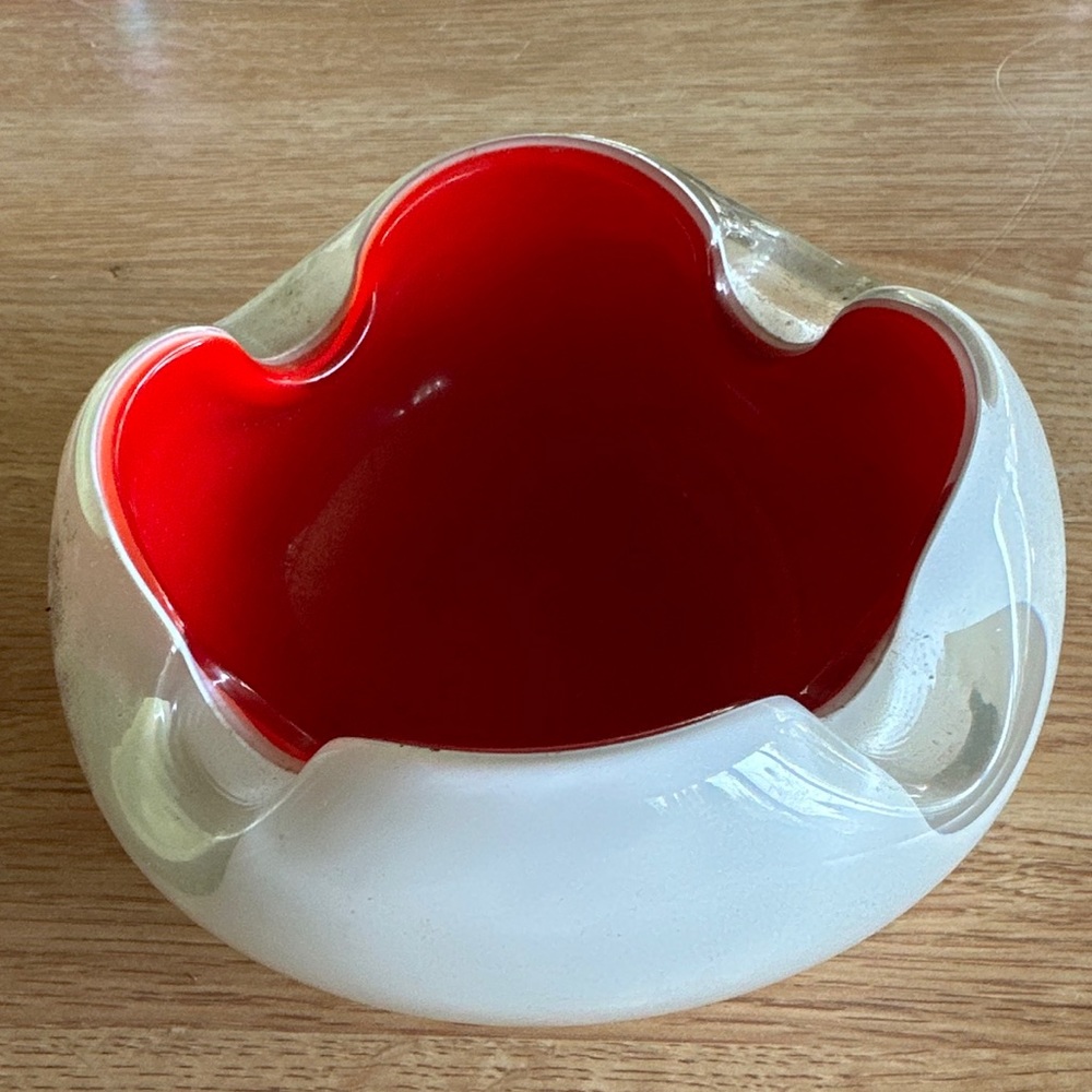 Vintage cased murano salviati bowls set of 2
